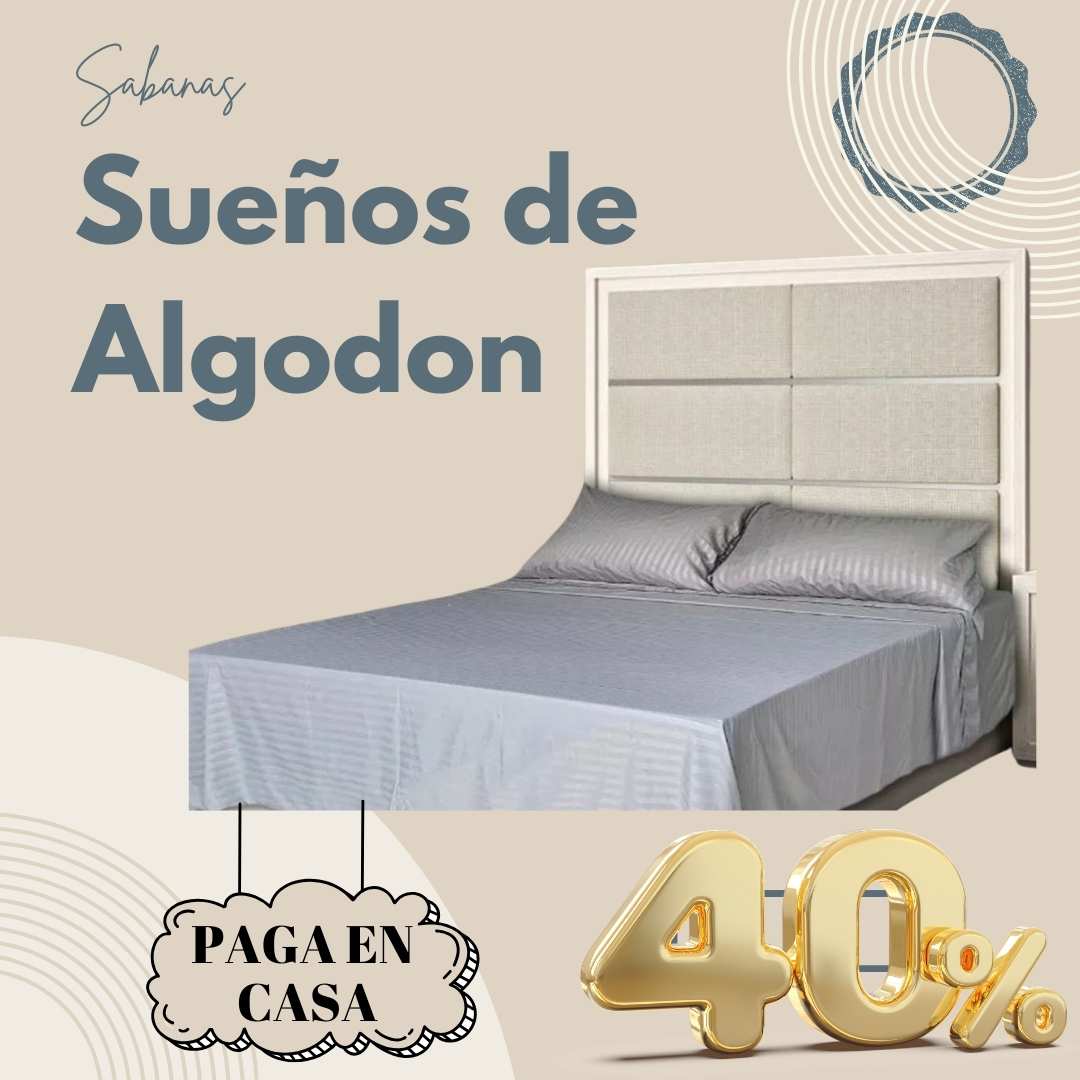SABANAS DOBLES SUEÑOS DE ALGODON