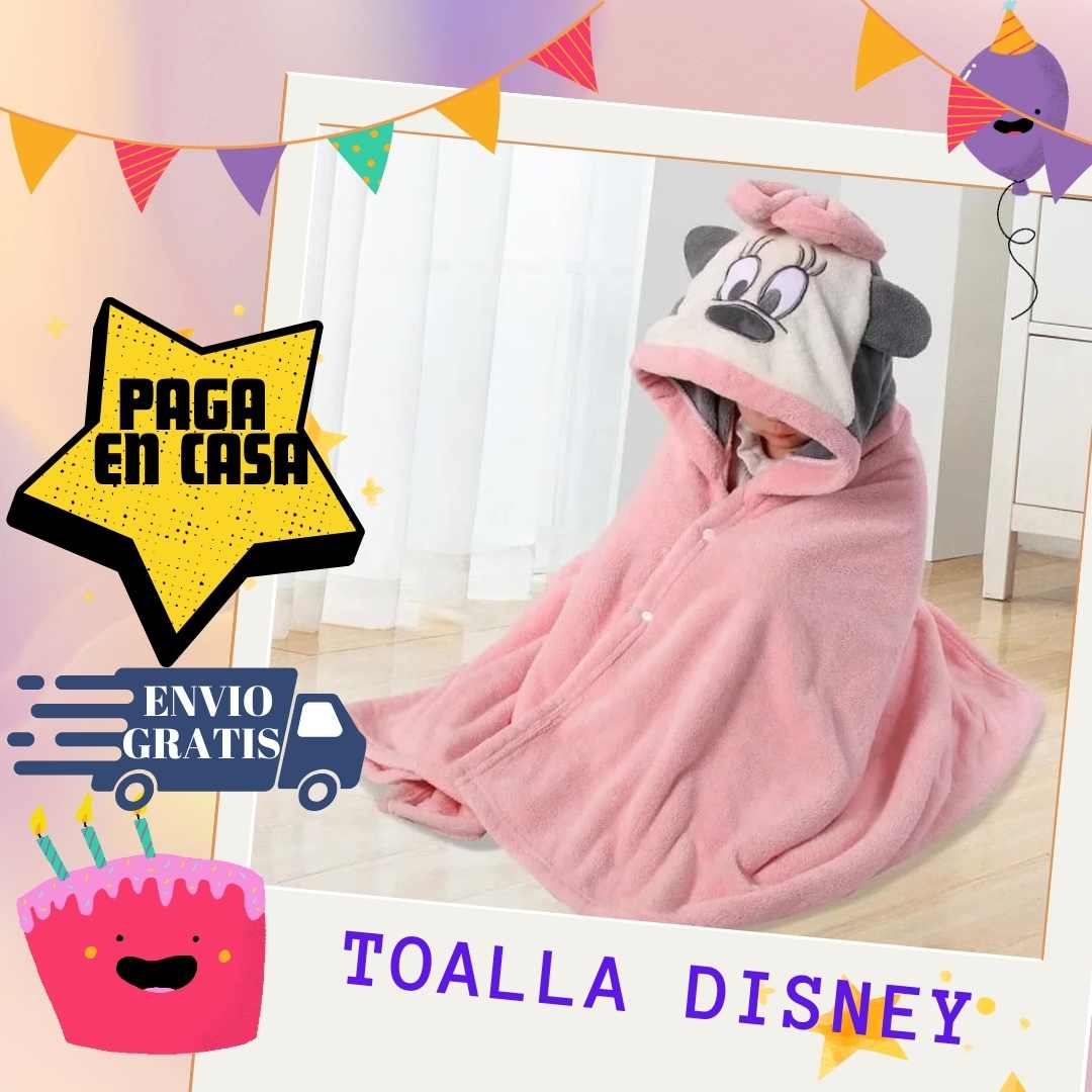 Toalla Mickey Microfibra Niños