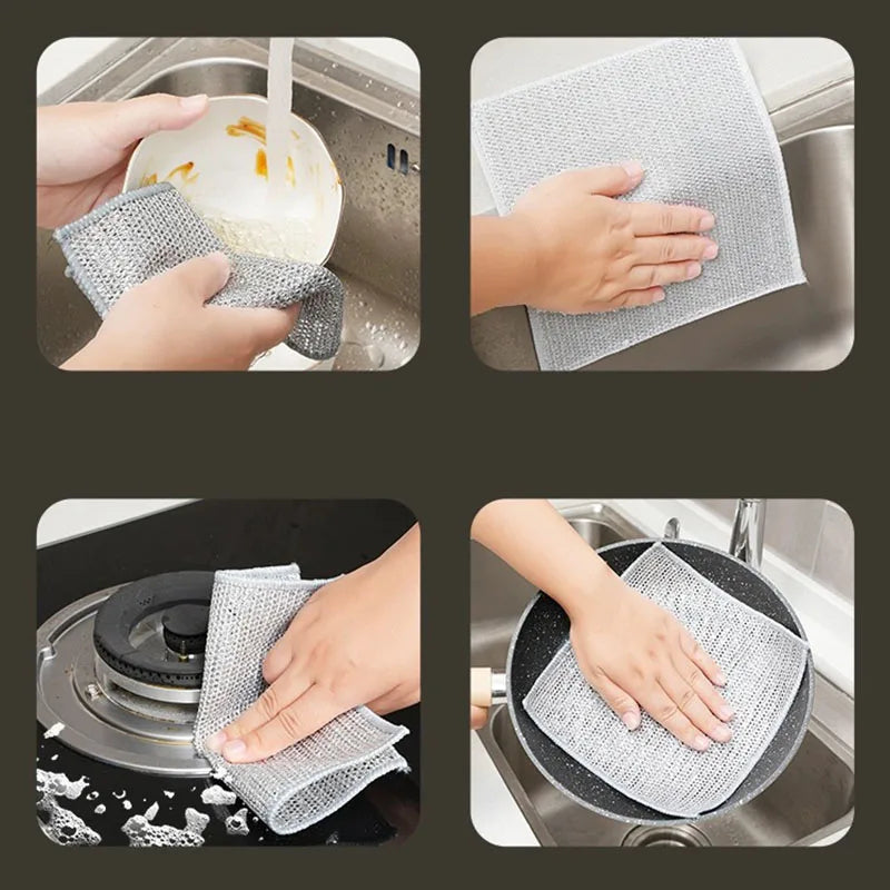 Ultraclean Paño en Acero inoxidable paquete x5und
