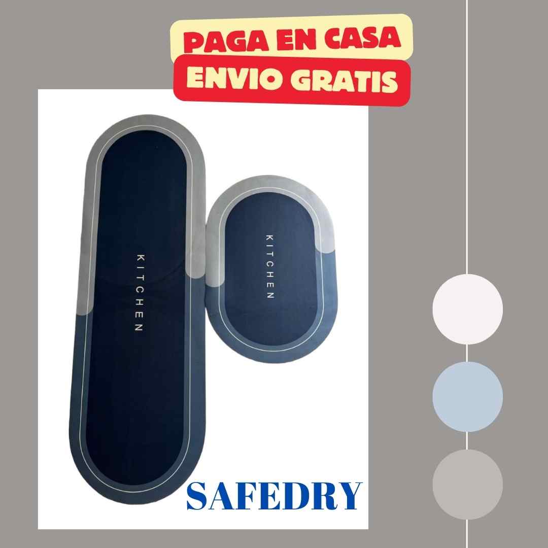 SAFEDRY "2 Tapetes Absorventes Seguros"