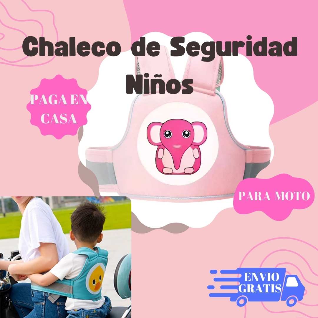 Chaleco cinturon de seguridad para niños