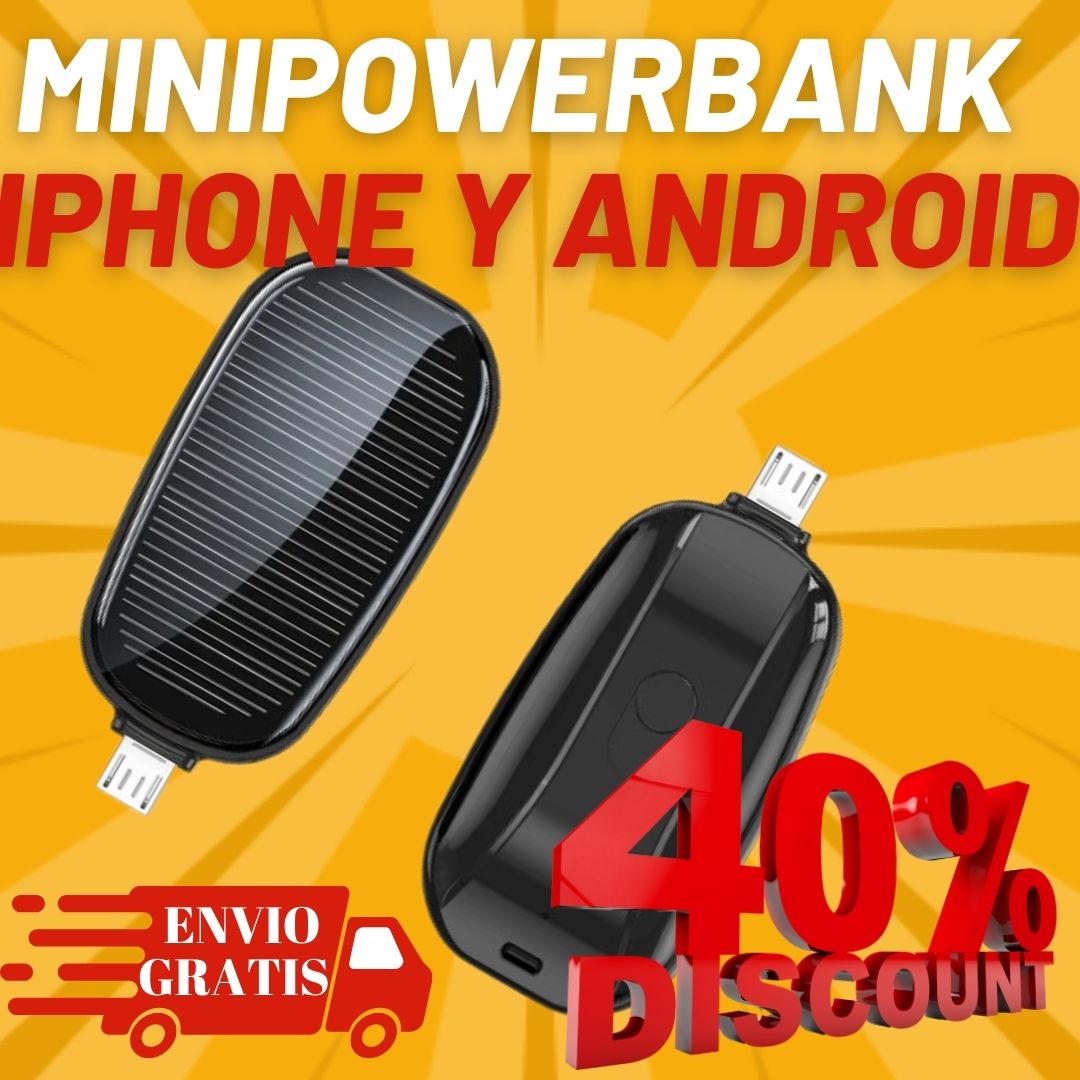 MiniPowerBank elige el tipo de conector