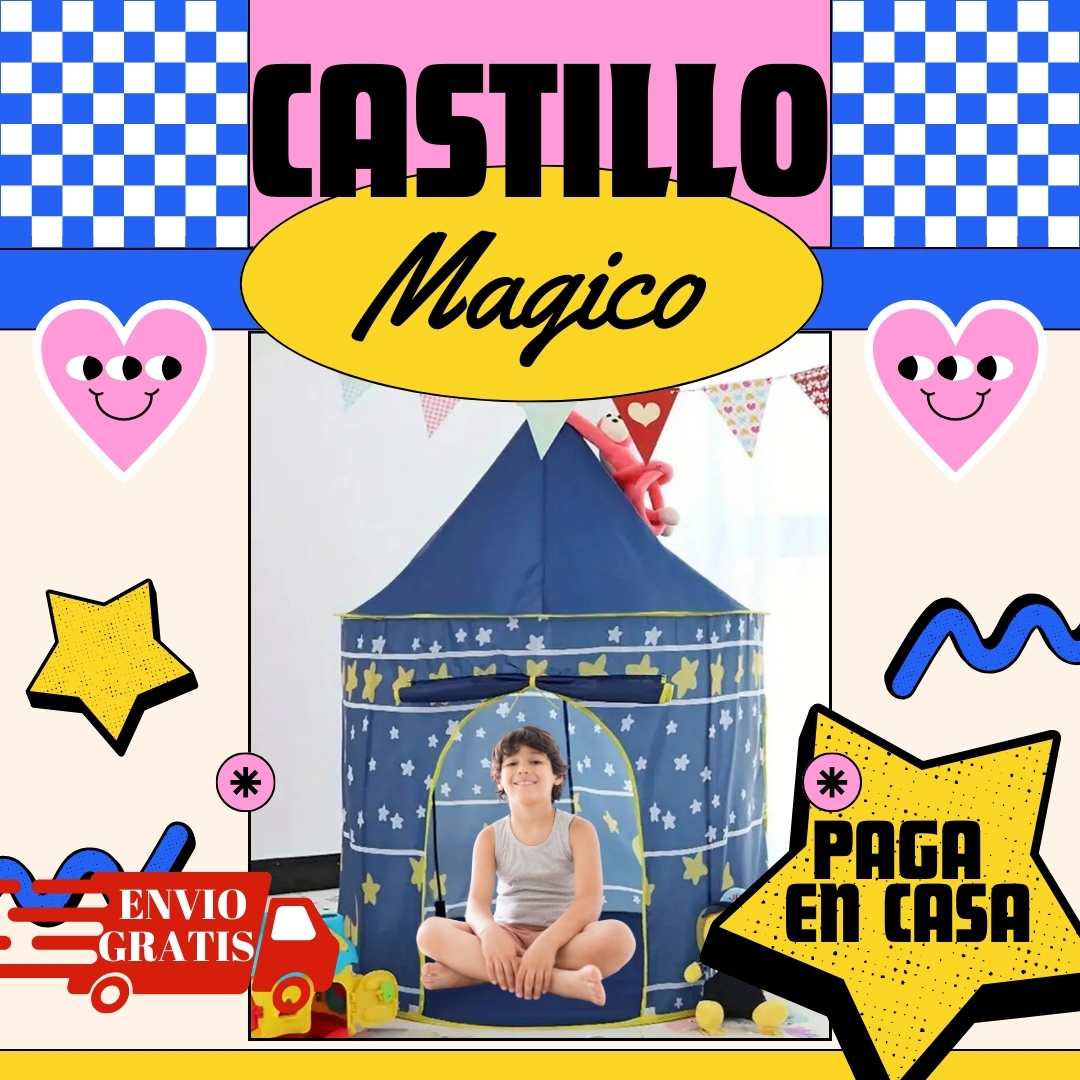 "Castillo Magico" tipo carpa plegable