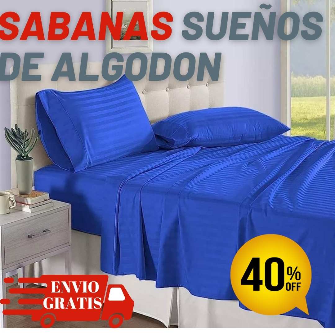 SABANAS DOBLES SUEÑOS DE ALGODON