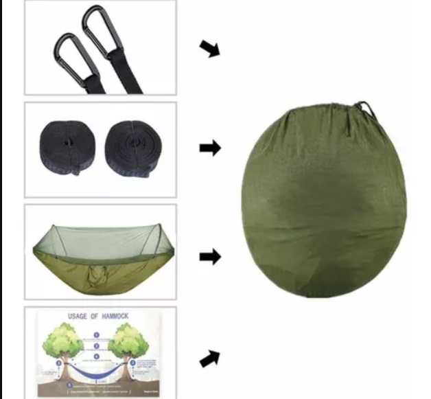 Hamaca Mosquitero Y Para Camping