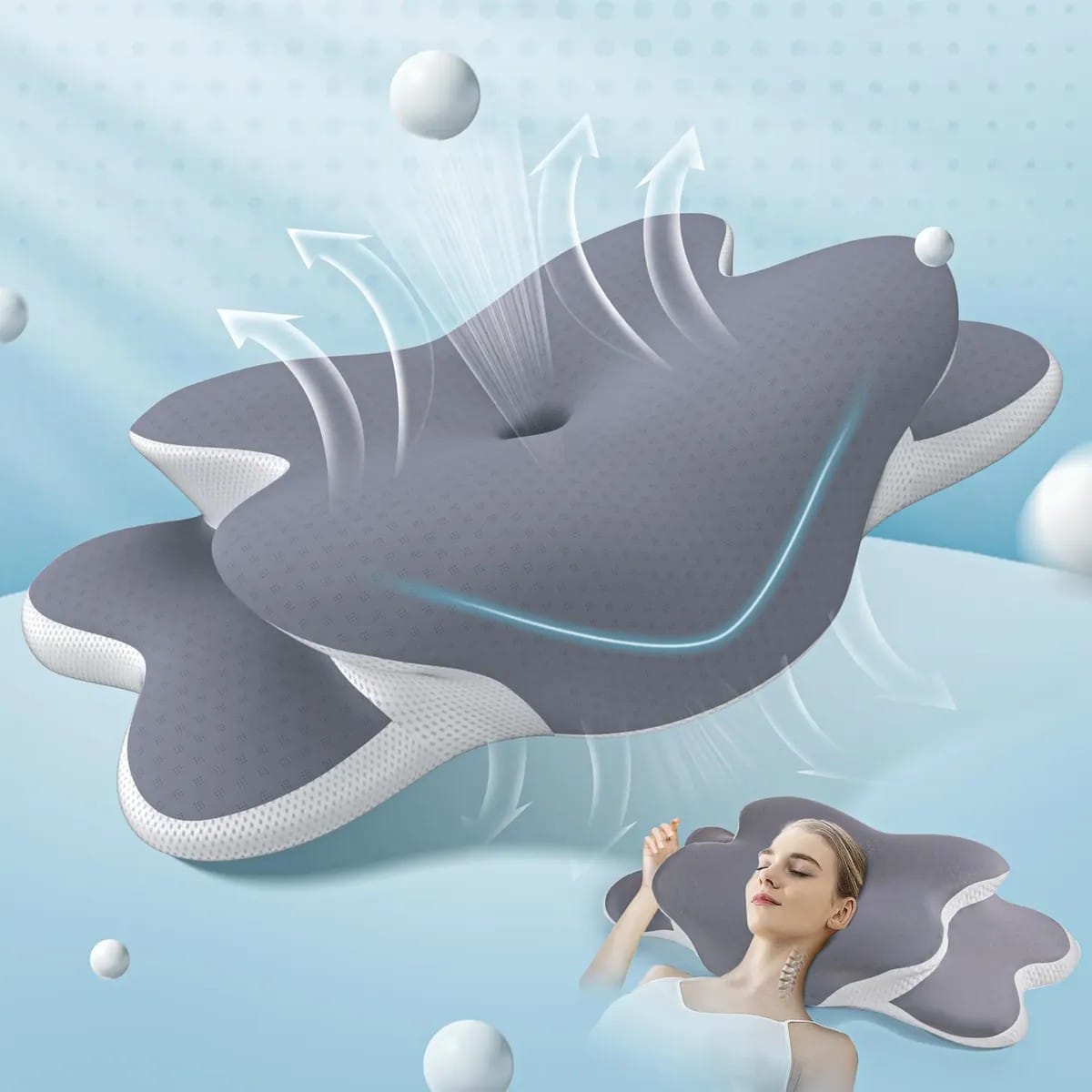 Almohada cervical de espuma
