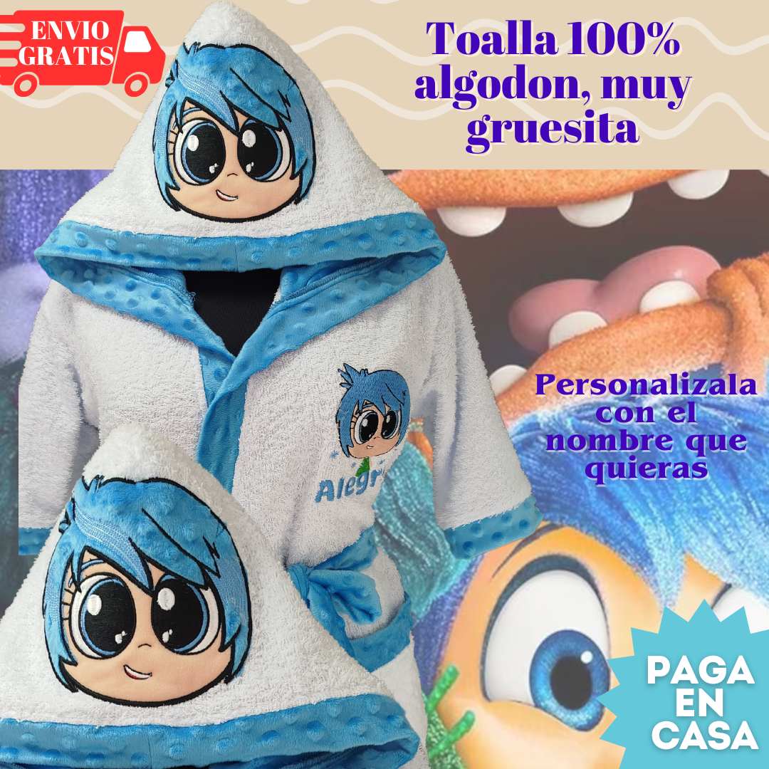 "BataBum" Batas de baño, PERSONALIZADAS! Selecciona talla y modelo en la parte de abajo, Compra ahora y el equipo de logistica se comunica contigo para asesorarte.