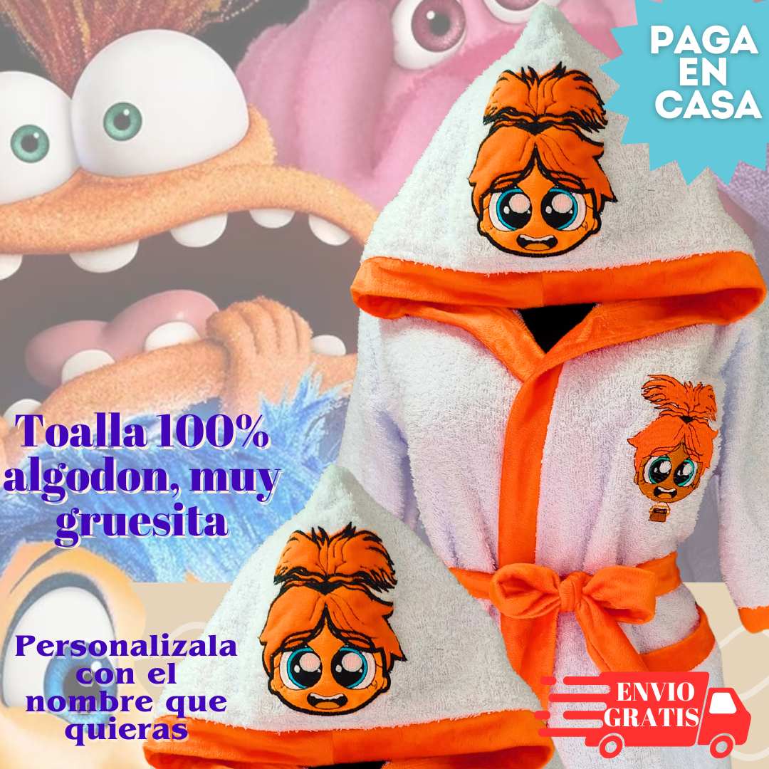 "BataBum" Batas de baño, PERSONALIZADAS! Selecciona talla y modelo en la parte de abajo, Compra ahora y el equipo de logistica se comunica contigo para asesorarte.