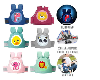 Chaleco cinturon de seguridad para niños