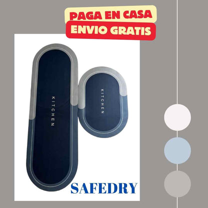 SAFEDRY "2 Tapetes Absorventes Seguros"