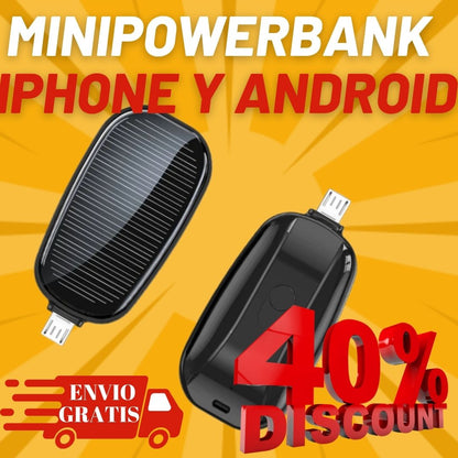 MiniPowerBank elige el tipo de conector