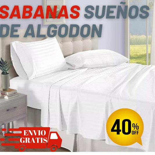 SABANAS DOBLES SUEÑOS DE ALGODON