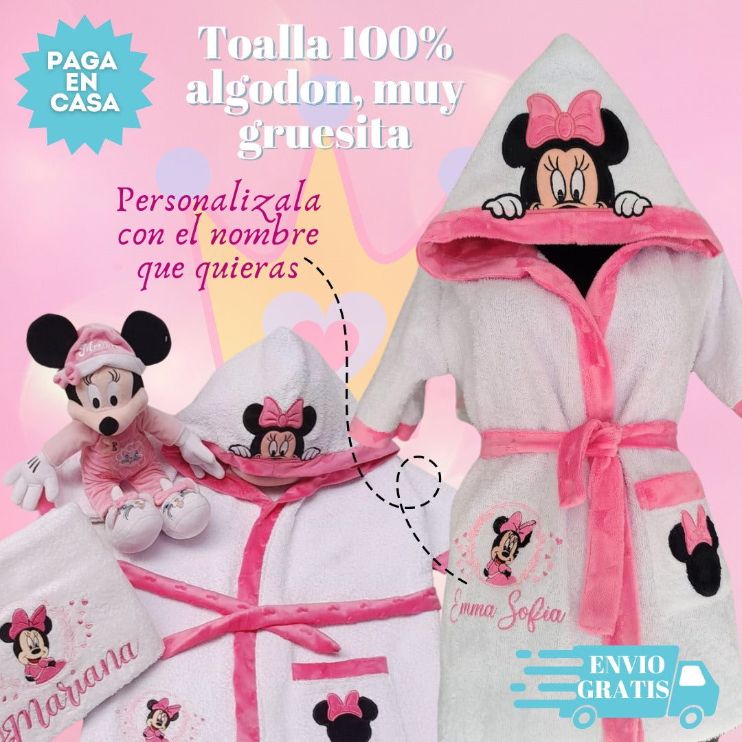 "BataBum" Batas de baño, PERSONALIZADAS! Selecciona talla y modelo en la parte de abajo, Compra ahora y el equipo de logistica se comunica contigo para asesorarte.