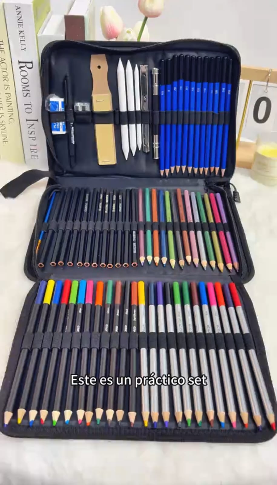 Kit de Pintura a Lapiz y Color 42pz o 75 pz