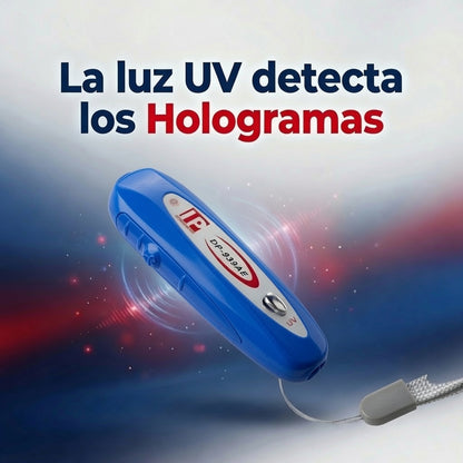 "Detector Probador de Billetes Falsos tipo Llavero" perfecto para el bosillo y el bolso